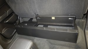 GMC Canyon Underseat Lockbox - Rear - Tuffy Products - Full Width with Pry-Guard Locking System - `14-`22